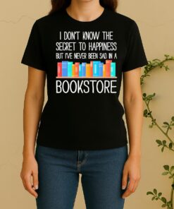 I Dont Know The Secret To Happiness But Ive Never Been Sad In A Bookstore Women Shirt