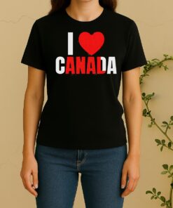 I Love Canada Anal Women Shirt