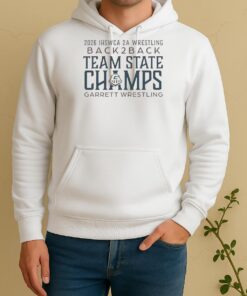 Ihswca 2A Wrestling Back2back Team State Champs Garrett Wrestling Unisex Hoodie