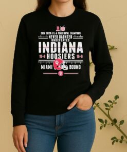 Indiana Hoosiers 2026 Chick Fil A Peach Bowl Champions Never Daunted Undefeated 15 0 Sweater