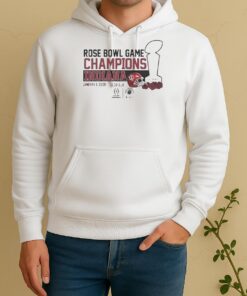 Indiana Hoosiers Football 2026 Cfp Rose Bowl Champions Unisex Hoodie