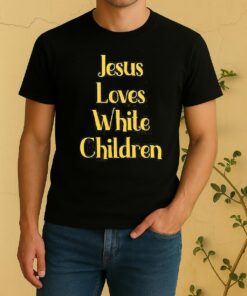 Jesus Loves White Children Shirt