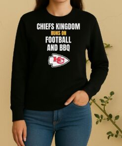 Kansas City Chiefs Kingdom Runs On Football And Bbq Sweater