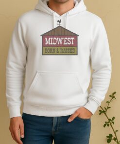 Midwest Fuel Born And Raised Of United State Of Indiana Unisex Hoodie