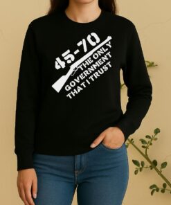 Nice 45 70 The Only Government I Trust Graphic Sweater