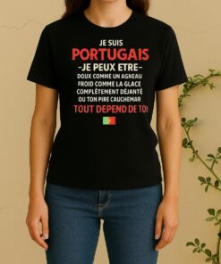 Nice Je Suis Portugais Quote Women Shirt