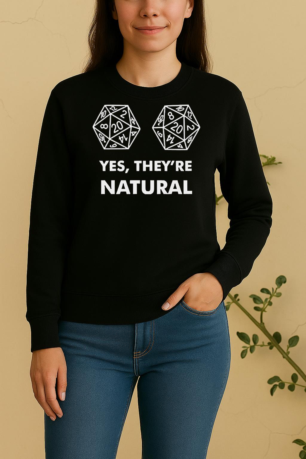 Official D20 Yes Theyre Natural Sweater
