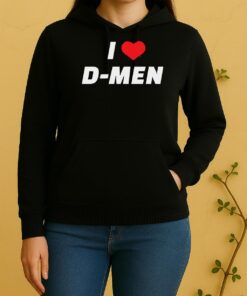 Official I Love D Men Unisex Hoodie