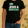 Official I Love Jesus And Broccoli Shirt