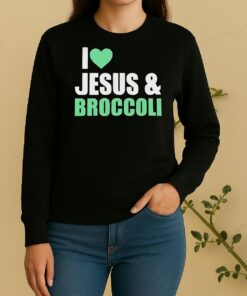Official I Love Jesus And Broccoli Sweater