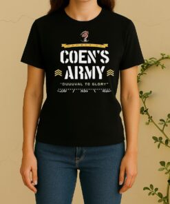 Official Jacksonville Jaguars Football Member Of Coens Army Duuuval To Glory Women Shirt