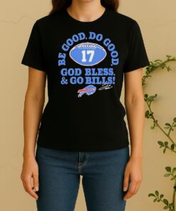 Official Josh Allen Buffalo Bills Be Do God Bless And Go Bills Signature Women Shirt