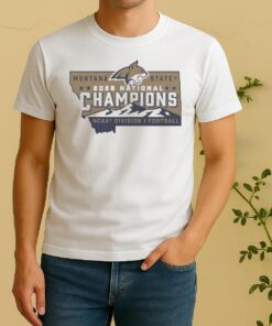 Official Montana State Bobcats Football 2025 National Champions Ncaa Division I State Logo Shirt