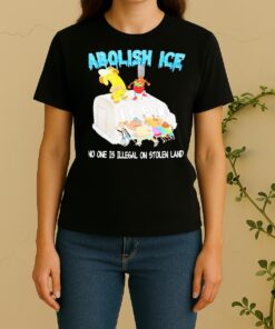 Officials Abolish Ice No One Is Illegal On Stolen Land Women Shirt