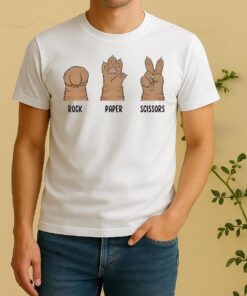Officials Cat Paw Rock Paper Scissors Funny Shirt
