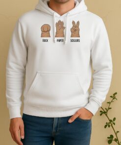 Officials Cat Paw Rock Paper Scissors Funny Unisex Hoodie
