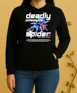 Officials Deadly Poisonous Spider Borcella 2026 Unisex Hoodie