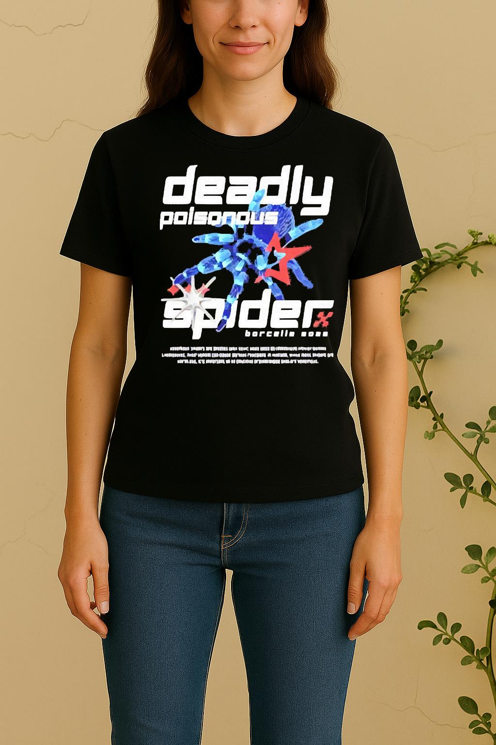 Officials Deadly Poisonous Spider Borcella 2026 Women Shirt