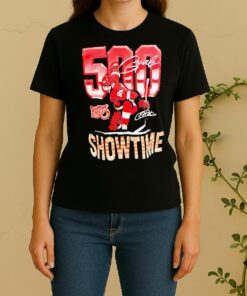 Officials Detroit Red Wings Celebrate Patrick Kanes 500 Goal Showtime Signature Women Shirt