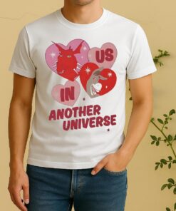 Officials Dragon And Donkey Is In Another Universe Heart Valentines Shirt