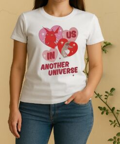 Officials Dragon And Donkey Is In Another Universe Heart Valentines Women Shirt