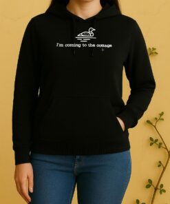 Officials Duck Im Coming To The Cottage Unisex Hoodie