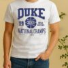 Officials Duke Blue Devils 2001 National Champions Shirt