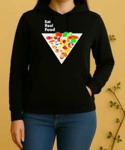 Officials Eat Real Food New Food Pyramid 2026 Unisex Hoodie