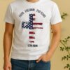 Officials Faith Freedom 250 Years 1776 2026 United States Of America Cross Flag Circle Shirt