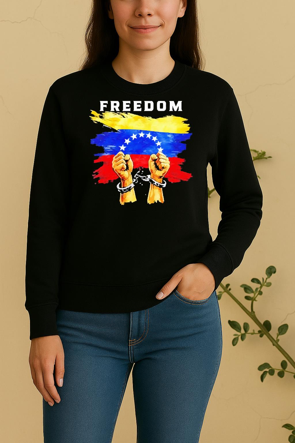 Officials Freedom Venezuela Venezuelan Flag Pride Souvenir Sweater