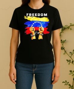 Officials Freedom Venezuela Venezuelan Flag Pride Souvenir Women Shirt