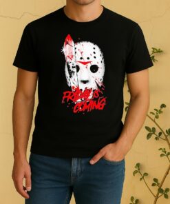 Officials Friday Is Coming Horror Movie Graphic Shirt