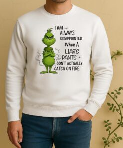 Officials Grinch I Am Always Disappointed When A Liars Pants Dont Actually Catch On Fire Sweater