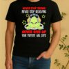 Officials Grinch Never Stop Trying Never Stop Believing Never Give Up Your Moment Will Come Shirt