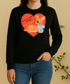 Officials Heres The Thing Fck Everyone Deer Heart Sweater