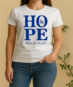 Officials Hope Pray For Los Angeles Women Shirt