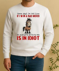 Officials Horse Some Days Im Not Sure If Im In A Bad Mood Or Everyone Around Me Is In Idiot Sweater