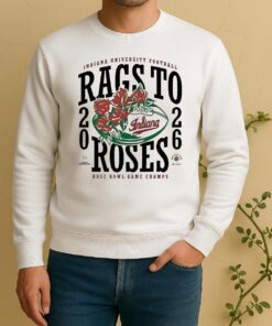 Officials Indiana Hoosiers Rags To Roses Rose Bowl Game Champions 2026 Sweater