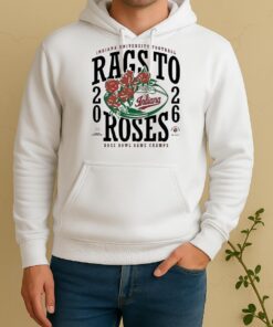 Officials Indiana Hoosiers Rags To Roses Rose Bowl Game Champions 2026 Unisex Hoodie