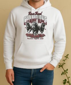 Officials Indiana Hoosiers Rose Bowl Stampede Champions 2026 Pasadena California Mascot Unisex Hoodie