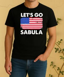 Officials Lets Go Sabula American Flag Retro Shirt