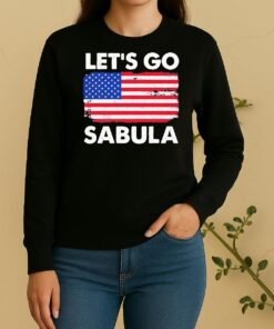 Officials Lets Go Sabula American Flag Retro Sweater