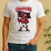 Officials Louisville Cardinals 2025 Bush Boca Raton Bowl Champions Mascot Flag Shirt