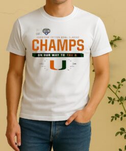 Officials Miami Hurricanes 2025 Cotton Bowl Champions On Our Way To The A Shirt