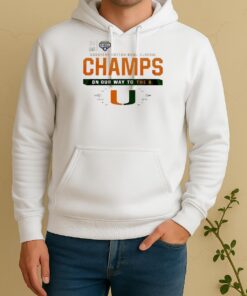 Officials Miami Hurricanes 2025 Cotton Bowl Champions On Our Way To The A Unisex Hoodie