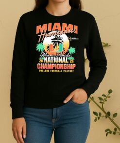 Officials Miami Hurricanes 2026 Cfp National Championship Miami Sunset Sweater