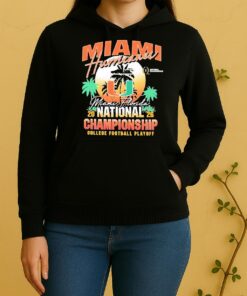 Officials Miami Hurricanes 2026 Cfp National Championship Miami Sunset Unisex Hoodie