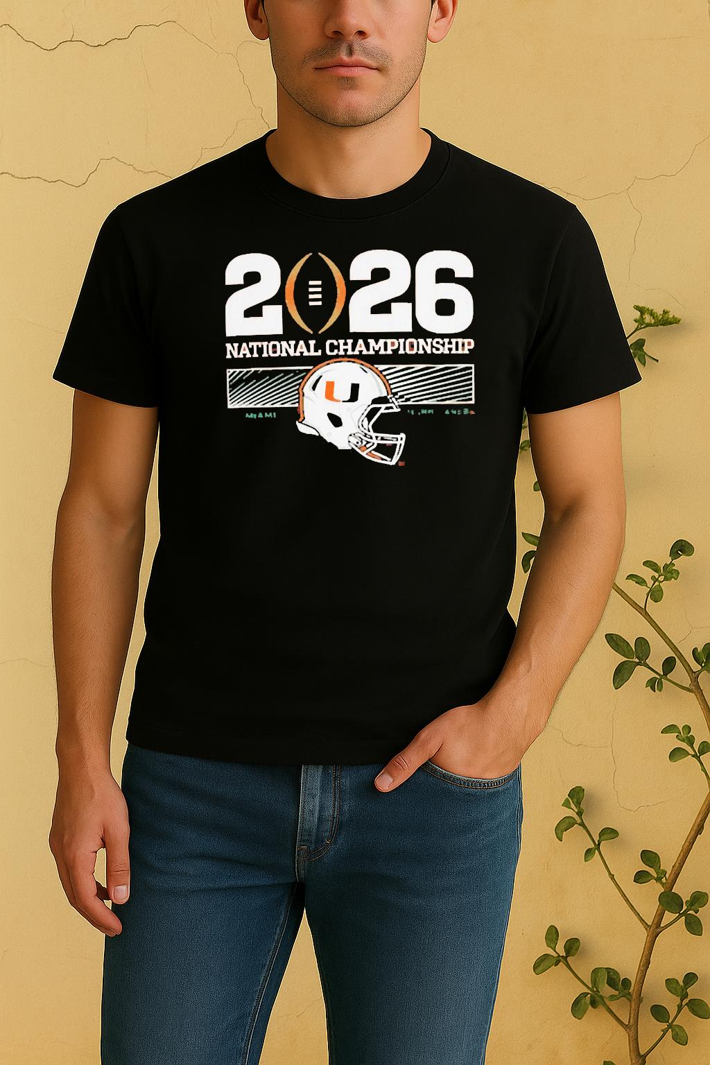 Officials Miami Hurricanes 2026 Cfp National Championship Performance Shirt by Bino Shirt – Custom Graphic T-Shirt