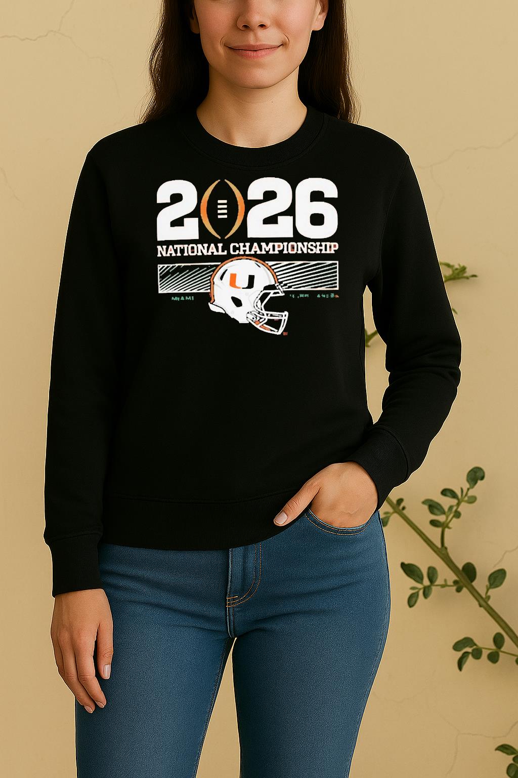 Officials Miami Hurricanes 2026 Cfp National Championship Performance Sweater