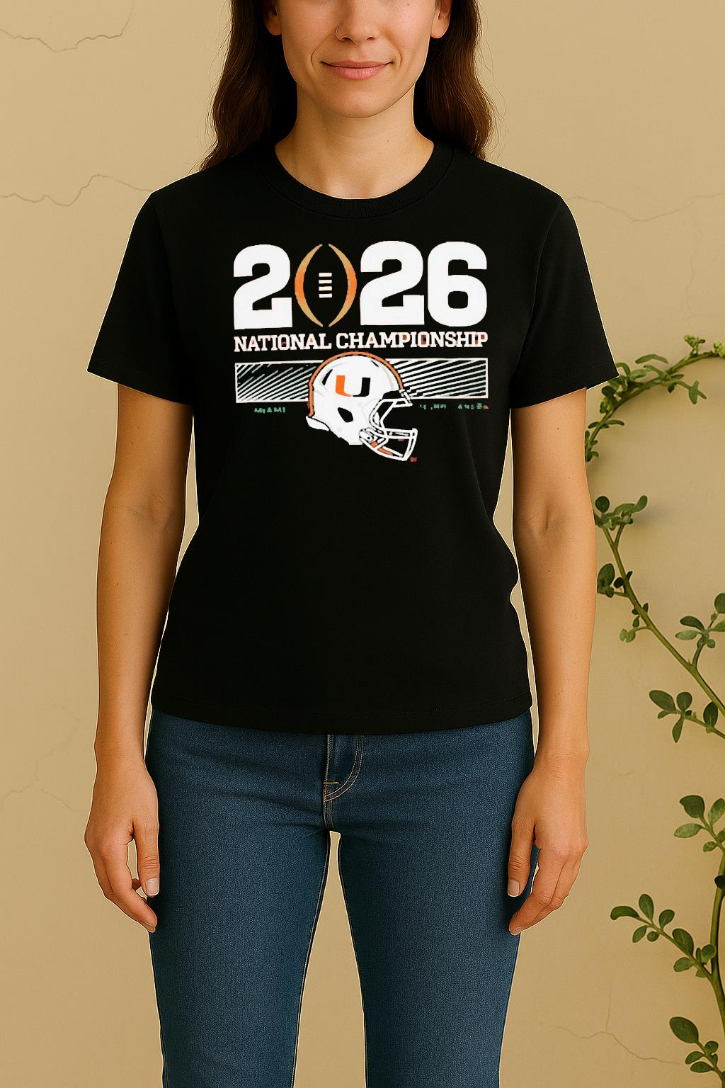Officials Miami Hurricanes 2026 Cfp National Championship Performance Women Shirt
